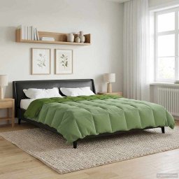 Pilota de vara Patos Verde 220 x 260 cm Microfibra GartenMobel Dekor