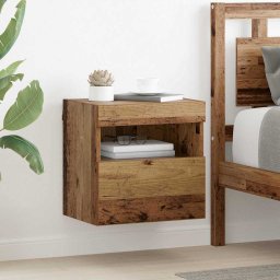Dulapuri pentru TV Pe perete 2 pcs Lemn Vechi 40 x 30 x 40 cm GartenMobel Dekor
