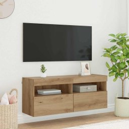Dulap TV de perete Pe perete Stejar Artizanal 100 x 30 x 40 cm GartenMobel Dekor
