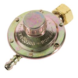 Reductor gaz (ceas) pentru butelie EUROGAZ, reglaj debit, Micul Fermier GF-0083