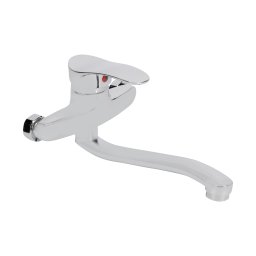 Baterie perete DS-91018 cu pipa lunga si finisaj crom lucios