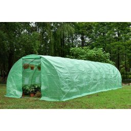 Sera solar Micul Fermier 10x3x2 m, folie polietilena 140 g/mp UV4