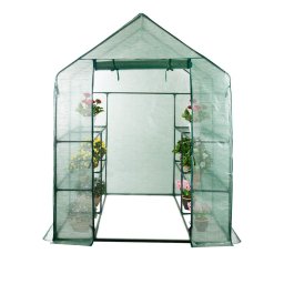 Sera din polietilena Micul Fermier 1,4x1,4x1,9 m, folie UV4 140 g/mp