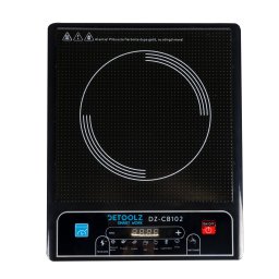 Plita cu inductie ceramica Detoolz DZ-CB102, 1500W, touch, 7 programe