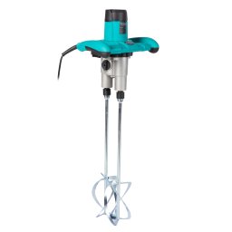Mixer electric pentru materiale de constructii Detoolz 1800W cu 2 palete M14