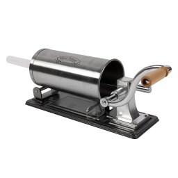 Masina de umplut carnati 4 kg din inox, cu 5 palnii – Micul Fermier