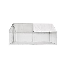 Tarc pentru pasari 3x4x2 m din otel galvanizat, cu acoperis impermeabil MF G01
