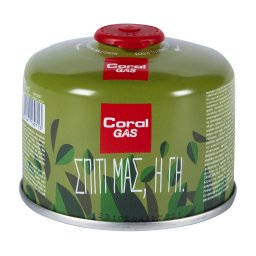 Rezerva gaz Micul Fermier 230g cu valva, filet 7/16 pentru camping