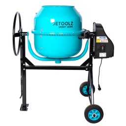 Betoniera electrica Detoolz 160L, 1000W, cu roti si coroana din fonta