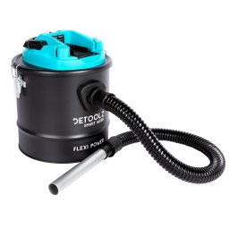 Aspirator de cenusa 20V Detoolz, 12L, pentru seminee si gratare