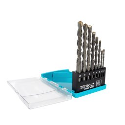 Set burghie pentru beton Detoolz, 8 bucati (3–10 mm) cu cutie