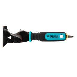 Spaclu multifunctional Detoolz 6 în 1 cu lama 76 mm si maner ergonomic