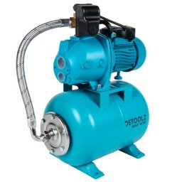 Hidrofor Detoolz 0,9 kW cu butelie 24L, debit 2280 l/h, Hmax 40 m, corp din fonta