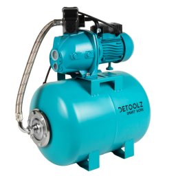 Hidrofor Detoolz 1.1 kW cu ejector si butelie 50L, 2480 l/h, Hmax 45 m