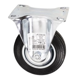 Roata fixa Detoolz din cauciuc 100x27 mm, pentru carucioare si echipamente, G01