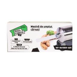 Masina de umplut carnati Micul Fermier 4 kg, orizontala, cu 5 palnii