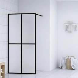 Paravan de dus walk-in, 118x190 cm, sticla securizata mata GartenMobel Dekor