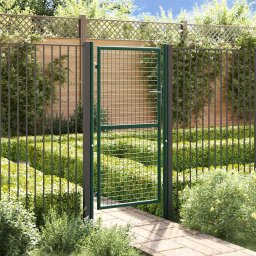 Poarta de gard din otel, 100x175 cm, verde GartenMobel Dekor
