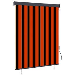 Jaluzea tip rulou de exterior, portocaliu si maro, 140 x 250 cm GartenMobel Dekor