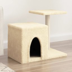 Ansamblu pisici, stalpi din funie sisal, crem, 50,5 cm GartenMobel Dekor