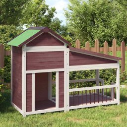 Cusca de caine, cafeniu, 143x60,5x109 cm, lemn masiv de pin GartenMobel Dekor