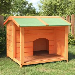 Cusca de caine, maro, 96x87x80,5 cm, lemn masiv pin GartenMobel Dekor