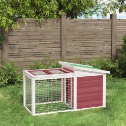 Cusca pentru iepuri cafeniu 100,5x54x55 cm lemn masiv de pin GartenMobel Dekor