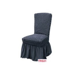 Huse Elastice Pt Scaune, Universale, 6 Buc./Set, Creponate Cu Volan, Cod TRS21