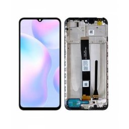 Display cu touchscreen si rama Xiaomi Redmi 9C Negru OEM
