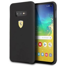 FERRARI silicon SF toc scut cu sigla Samsung Galaxy S10 Lite negru
