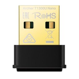 TP-LINK Archer T1300U Nano AC1300 Nano Wireless MU-MIMO USB Adapter ARCHER T1300U NANO(EU)