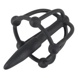 Sonda penis Silicone Cage Black