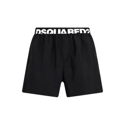 DSQUARED Costum de baie D7B626560 010 black/white