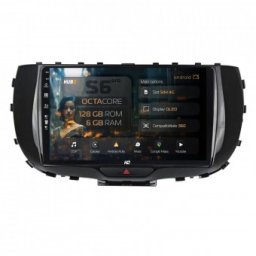 Navigatie Kia Soul (2019+) 6GB RAM Android Octacore Slot Sim 4G DSP GPS Wi-FI Carplay Android Auto USB Bluetooth Waze Touchscreen 9 Inch