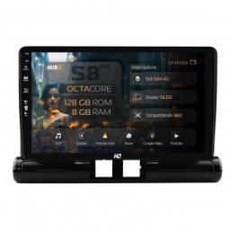 Navigatie Citroen C3 (2024+) Low-V 8GB RAM Android Octacore Slot Sim 4G DSP GPS Wi-FI Carplay Android Auto USB Bluetooth Waze Touchscreen 9 Inch