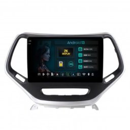 Navigatie 2K Jeep Grand Cherokee (2015+) 4GB RAM Android GPS Wi-FI Carplay Android Auto USB Bluetooth Radio Waze Touchscreen 10.36 Inch