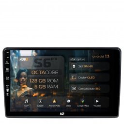 Navigatie Dacia Duster (2024+) 6GB RAM Android Octacore Slot Sim 4G DSP GPS Wi-FI Carplay Android Auto USB Bluetooth Waze Touchscreen 10 1 Inch