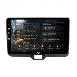 Navigatie Toyota Yaris (2020+) 6GB RAM Android Octacore Slot Sim 4G DSP GPS Wi-FI Carplay Android Auto USB Bluetooth Waze Touchscreen 10.1 Inch