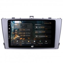 Navigatie Toyota Avensis (2008-2015) 8GB RAM Android Octacore Slot Sim 4G DSP GPS Wi-FI Carplay Android Auto USB Bluetooth Waze Touchscreen 9 Inch