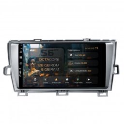 Navigatie Toyota Prius (2009-2014) 6GB RAM Android Octacore Slot Sim 4G DSP GPS Wi-FI Carplay Android Auto USB Bluetooth Waze Touchscreen 9 Inch