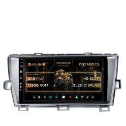 Navigatie Toyota Prius (2009-2014), Android, B-Octacore 6GB RAM + 128GB ROM, 9 Inch - AD-BGB9006+AD-BGRKIT089-S
