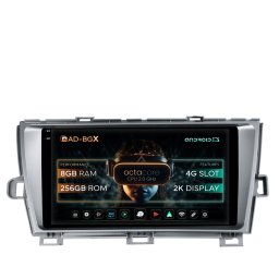 Navigatie Toyota Prius (2009-2014), Android, X-Octacore 8GB RAM + 256GB ROM, 9.5 Inch - AD-BGX9008+AD-BGRKIT089-S