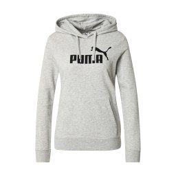 PUMA Hanorac sport 'ESS No. 1' gri amestecat / negru