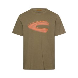 CAMEL ACTIVE Tricou oliv / corai / portocaliu închis