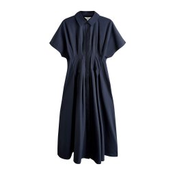 The Set Rochie tip bluză bleumarin