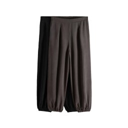 The Set Pantaloni gri închis / negru