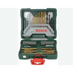 Set 40 accesorii Bosch X-line 2607019600, biti, adaptor biti, burghie, zencuitor, suport universal cu magnet
