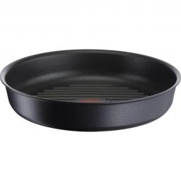 Tigaie gratar TEFAL Ingenio Unlimited L8584074, D26cm, THERMO-SIGNAL, Invelis antiaderent TITANIUM, Toate sursele de caldura, Maner detasabil (nu este inclus), Depozitare usoara, DW Safe