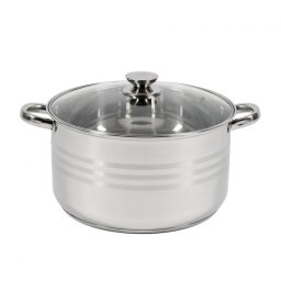 Oala cu capac Heinner HR-HJ-09, 28 x 15.5 cm, 9 L, Inox