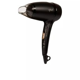 Uscator de par pliabil profesional GHD Flight Travel, 1400 W, Negru